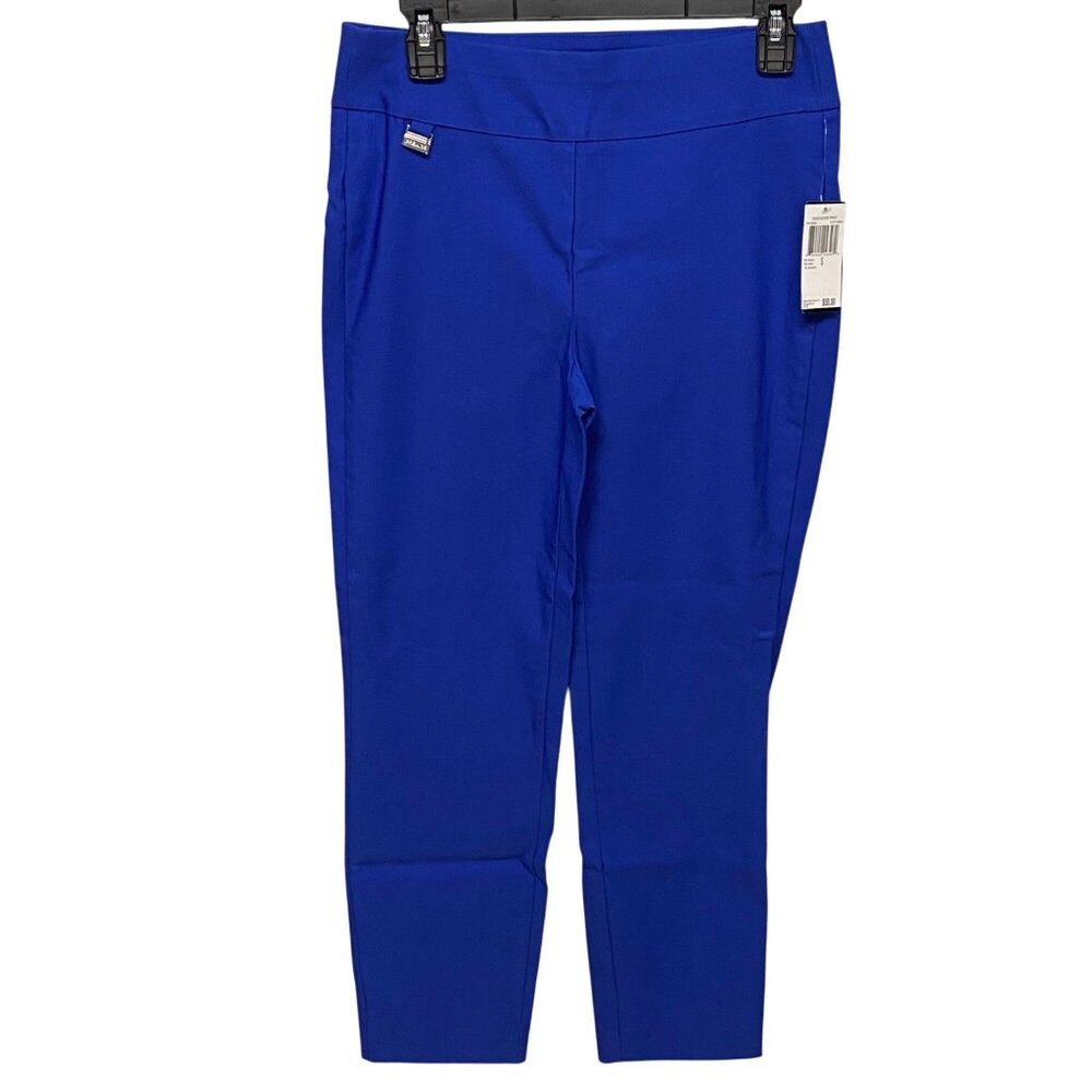 Premise Bengaline Pant Blue Tummy Control Womens Pants S NWT